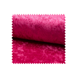 Tissu Panne De Velours Uni Fuchsia