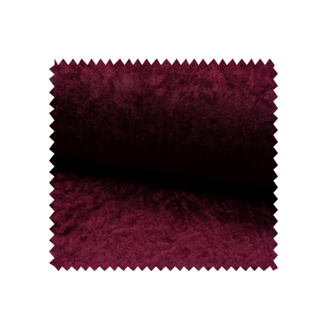 Tissu Panne De Velours Uni Aubergine