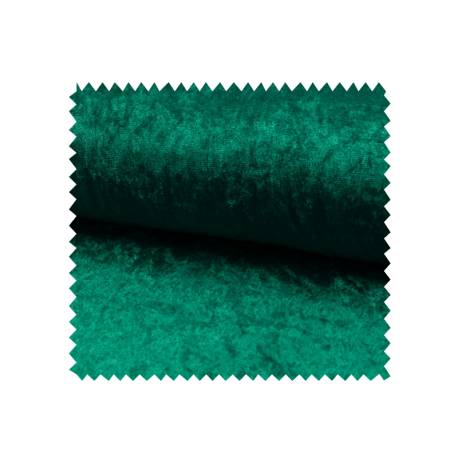 Tissu Panne De Velours Uni Vert Bouteille