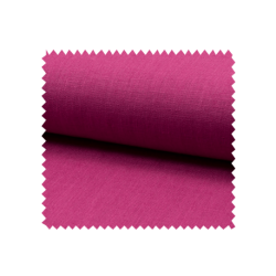 Tissu Lin Uni Rose Foncé