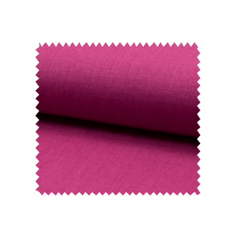 Tissu Lin Uni Rose Foncé