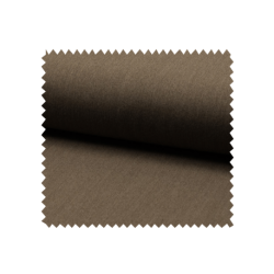Tissu Gabardine Uni Marron Glace