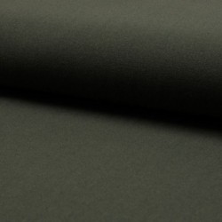 Tissu Crepe Extensible Uni Kaki 