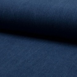 Tissu Jeans Coton Bleu 