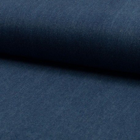 Tissu Jeans Extensible Bleu 