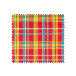 Tissu Madras Rouge