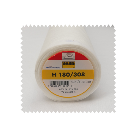 Entoilage H180 Vlieseline® Blanc pour Tissus Fluides 