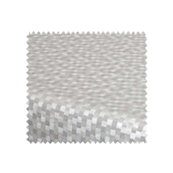 Tissu Toile Cirée Polyline Dijon Blanc