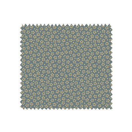 Tissu Myosotis Imprimé Bleu 