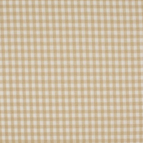 Tissu Grand Vichy Sable