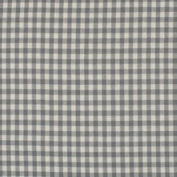 Tissu Grand Vichy Gris 