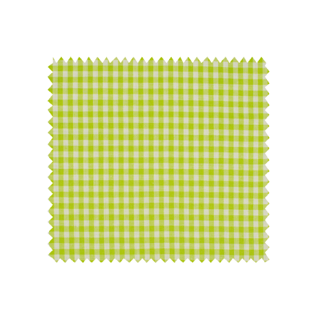 Tissu Grand Vichy Vert Anis 