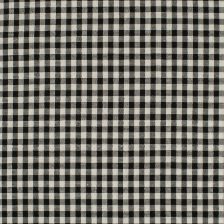 Tissu Grand Vichy Noir