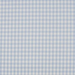 Tissu Grand Vichy Bleu Ciel 