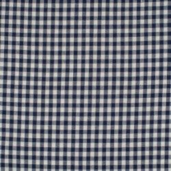 Tissu Grand Vichy Bleu Marine 