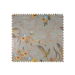 Tissu Cocktail Ontario Fleur Jaune