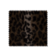 Tissu Jacquard Animal Marron Foncé 