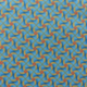 Tissu Kita Cretonne Bleu jaune 