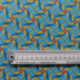 Tissu Kita Cretonne Bleu jaune 