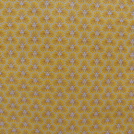 Tissu Riad Cretonne Safran