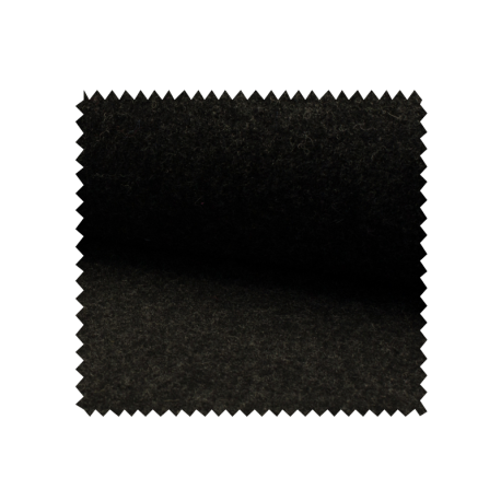 Tissu Laine Bouillie Uni Anthracite 