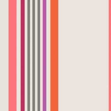 Tissu Greg Coton Enduit Teflon Beige Corail 