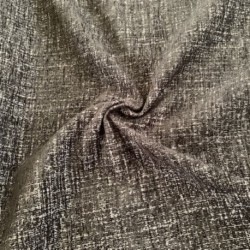 Tissu Memphis Velours Frappe Noir