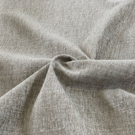 Tissu Memphis Velours Frappe Taupe