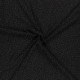 Tissu Toucher Crepe Petit Pois Fond Noir