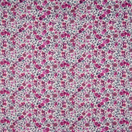 Tissu Popeline Sarah Shelby Violet