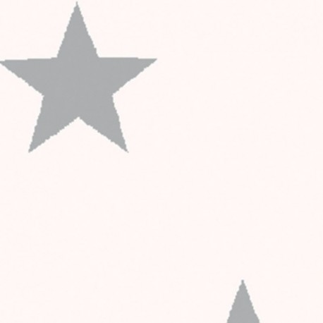 Tissu Astre Blanc Gris