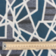 Tissu Jacquard Turquoise 