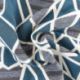 Tissu Jacquard Turquoise 