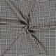 Tissu Jersey Imprime Pied de Poule Noir 