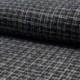 Tissu carreaux Luxe Blanc noir 