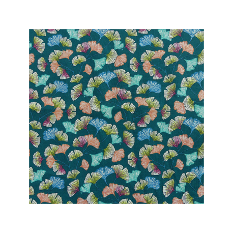 Tissu Aphrodite Imprimé Emeraude