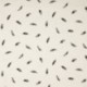 Tissu Popeline Imprimé Feuille Ecru noir 