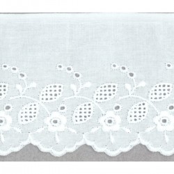 Broderie anglaise Blanc - 