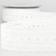 Broderie entre-deux 40 mm Blanc - 