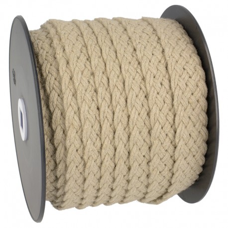 Galon tresse lin 23 mm Beige - 