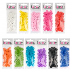 Boutons 4 trous * 100 pcs 13 mm