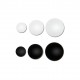 Bouton a queue pastille