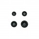 Bouton bord arrondi 4tr
