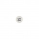 Bouton 4 trous bi color