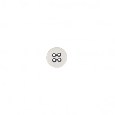 Bouton 4 trous bi color