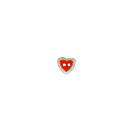 Bouton coeur 3d 14mm