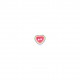 Bouton coeur 3d 14mm