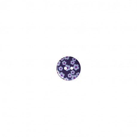 Bouton imprime fleurs 2tr