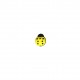 Bouton enfant coccinelle