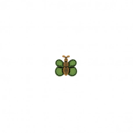 Bouton a queue papillon